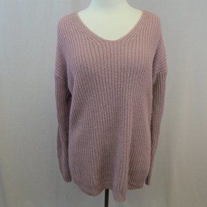 Harlow & Rose chunky knit blush sweater